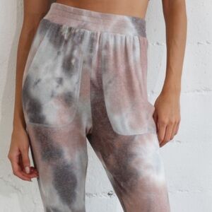 Brushed French Tie Dye Jogger Pants